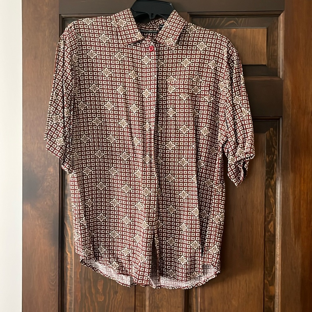 Vintage Hunters Run Women’s Blouse Size M
